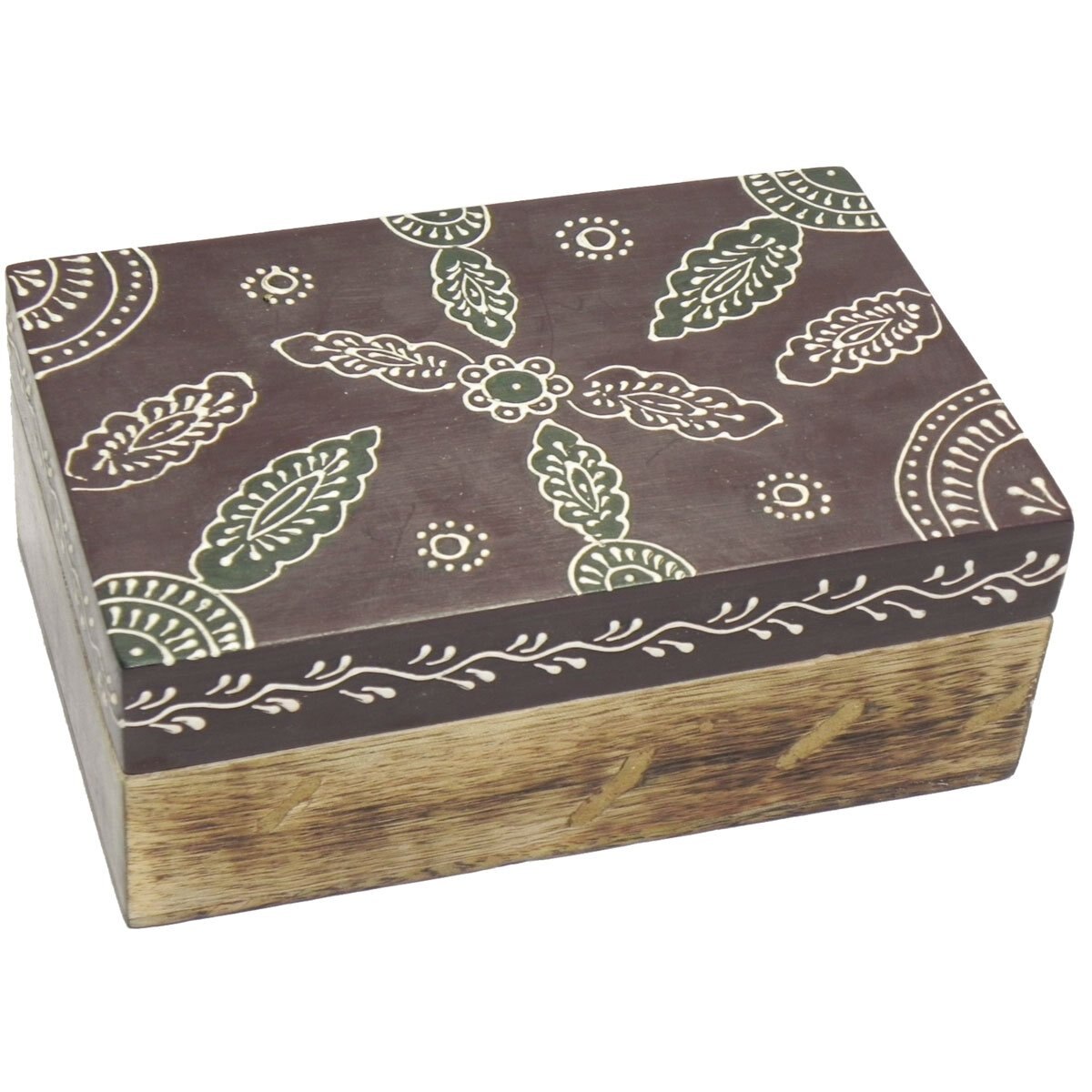 Joyero con Espejo 10X10X5 Cm Dolphin Exports