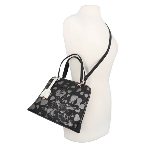 Bolsa Negro Satchel W Capsule