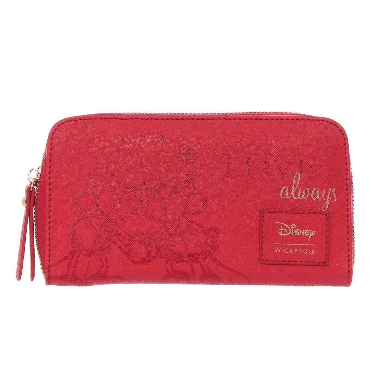 Cartera Zip Around Rojo W Capsule para Dama