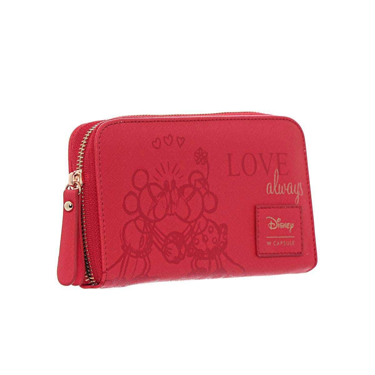 Cartera Zip Around Rojo W Capsule para Dama