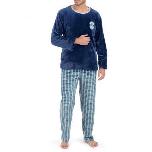 Pijama para Caballero Flanel con Estampado Star West