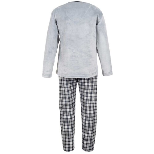 Pijama para Caballero Gris con Patalon Estampado Star West