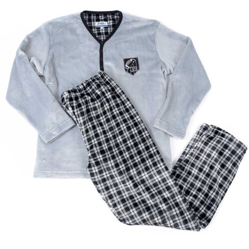 Pijama para Caballero Gris con Patalon Estampado Star West