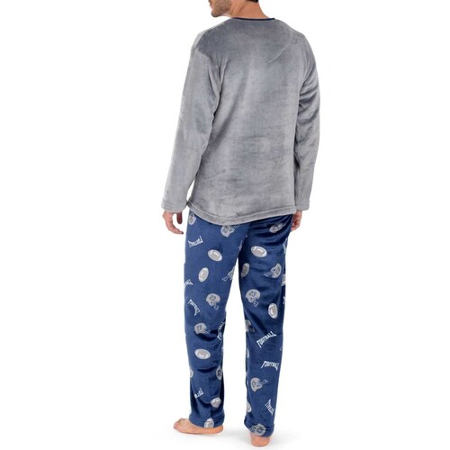 Pijama para Caballero Combinada con Pantalon Largo Estampado Star West