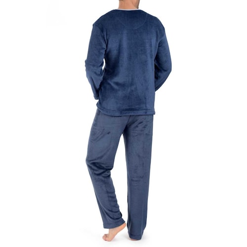 Pijama para Caballero Azul con Pantalón Star West