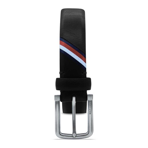 Cinturón Negro Tommy Hilfiger para Hombre