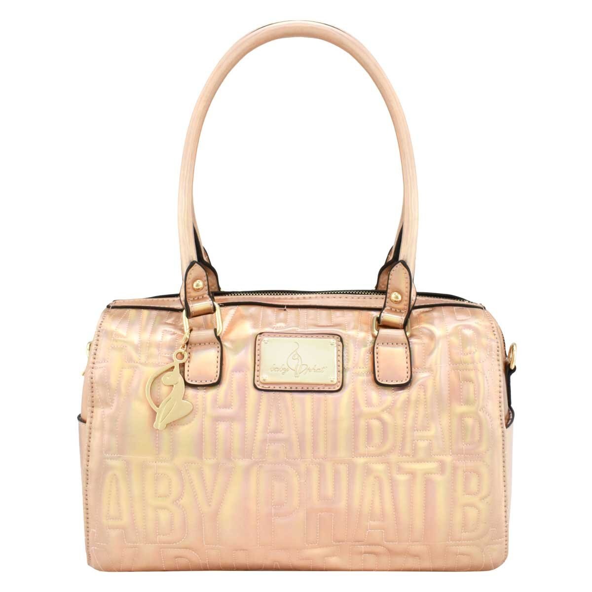 Bolso Bowler Rosa con Efecto Tornasol Baby Phat