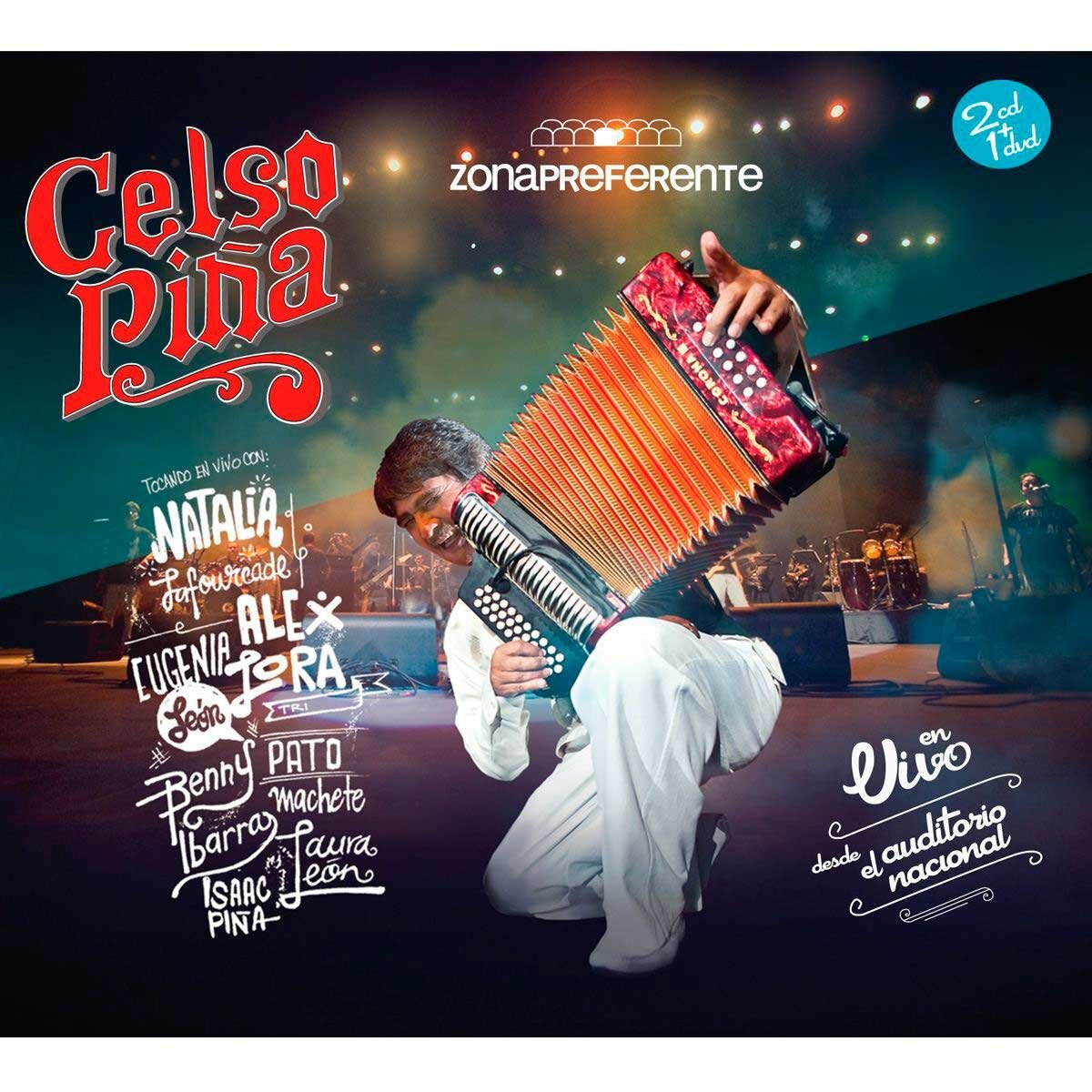 2 Cd´s + Dvd Celso Piña, Zona Preferente en Vivo desde el Auditorio Nacional