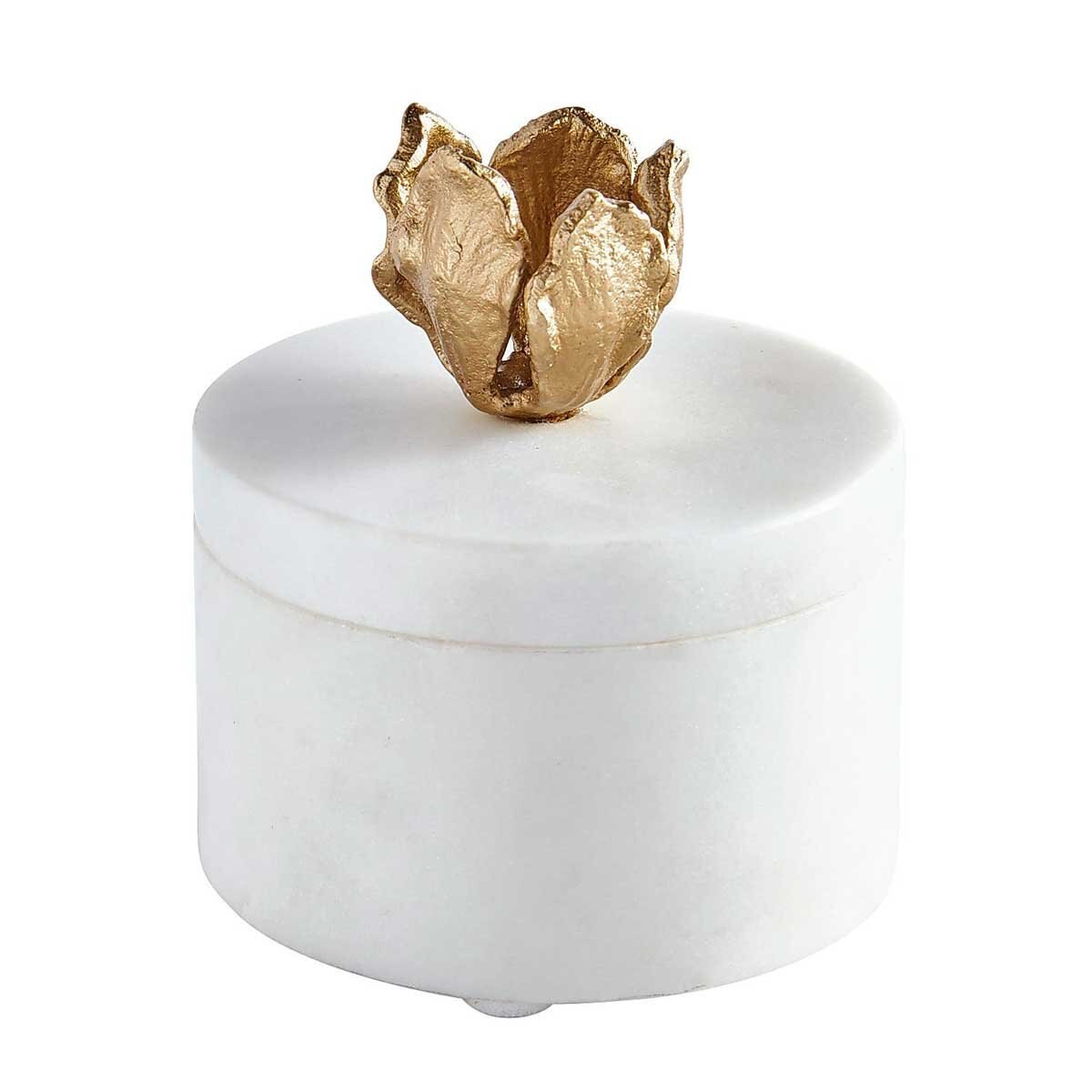 Caja Redonda Marble Trinket Pier 1 Imports