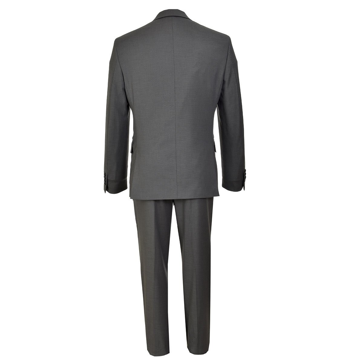 Traje con Chaleco Gris Oxford Carlo Corinto Slim Fit para Caballero