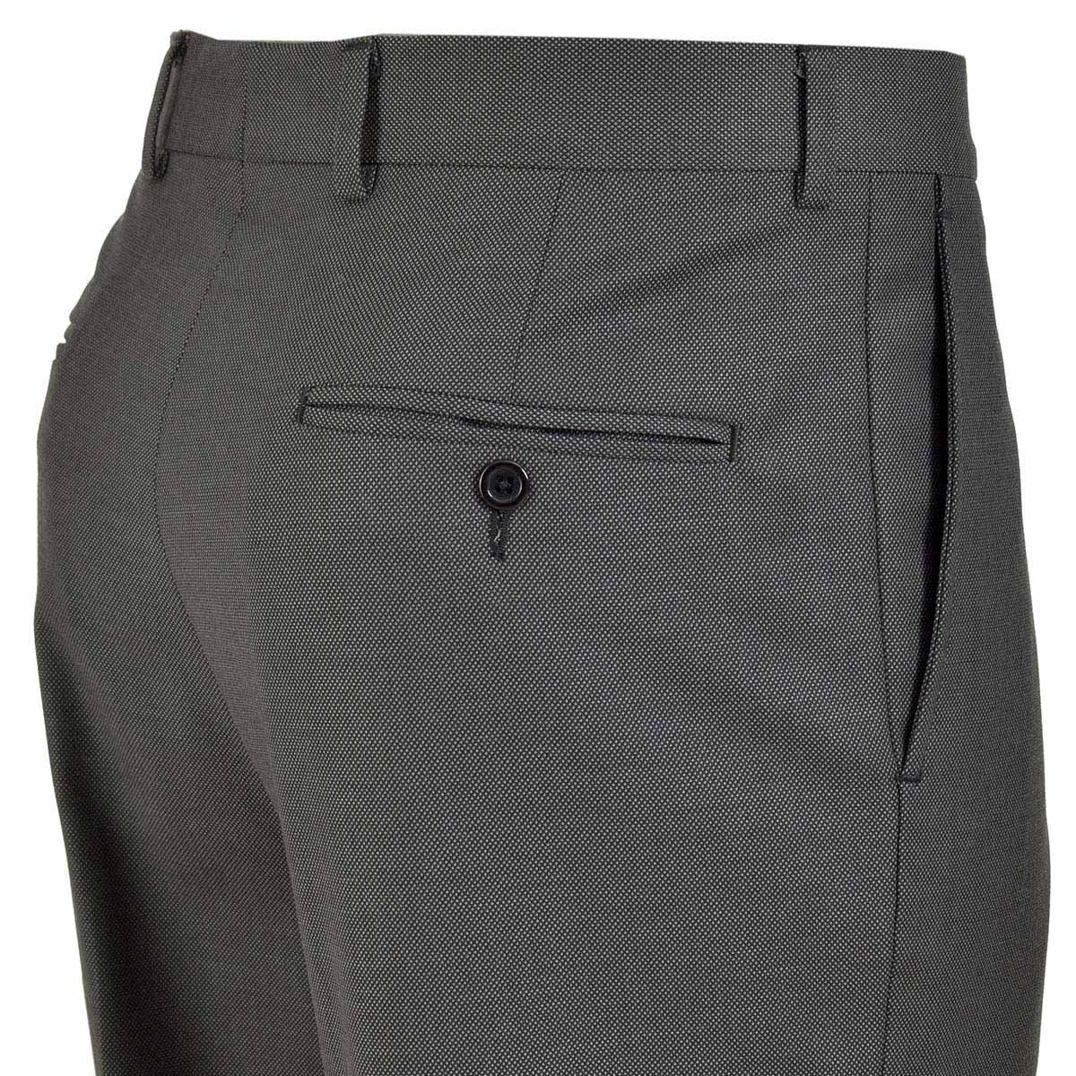 Traje con Chaleco Gris Oxford Carlo Corinto Slim Fit para Caballero