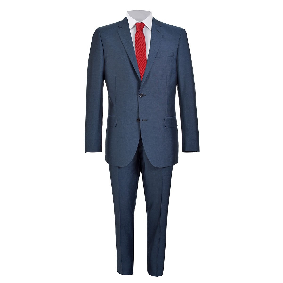 Traje Azul Doble Abertura Carlo Corinto Slim Fit