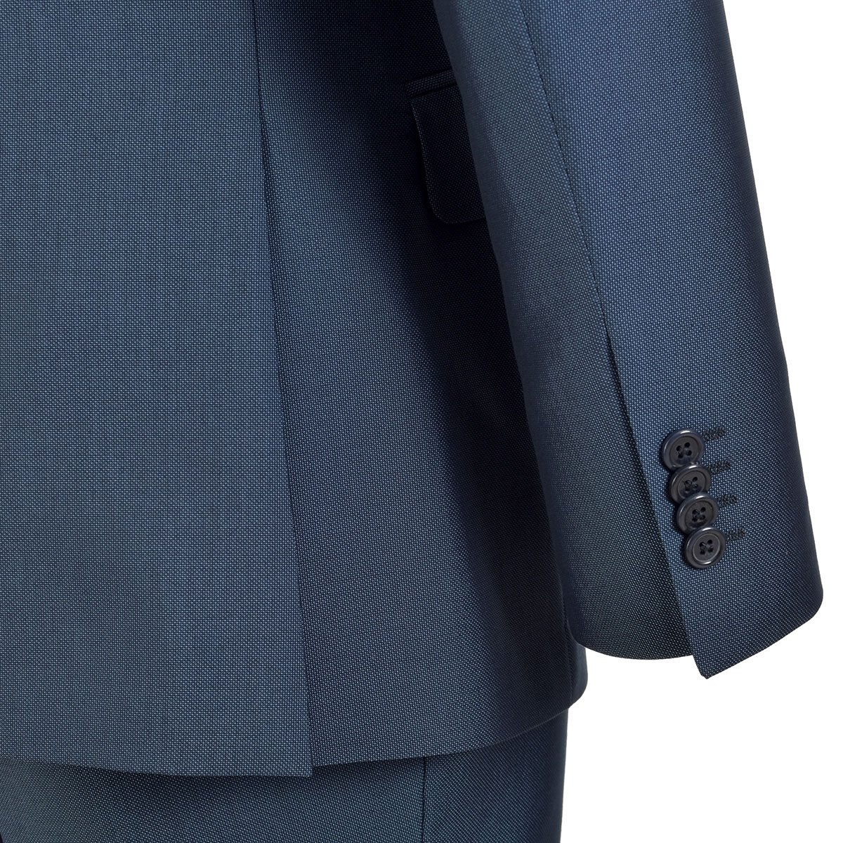 Traje Azul Doble Abertura Carlo Corinto Slim Fit