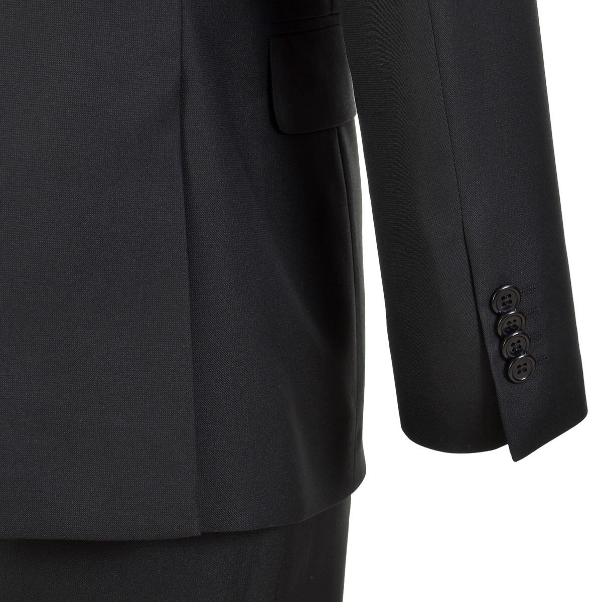Traje Negro Carlo Corinto Slim Fit