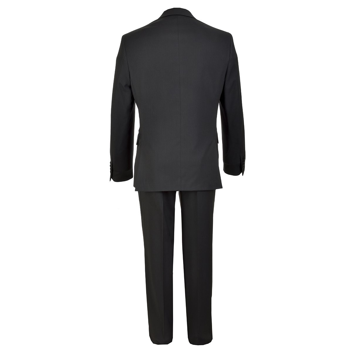 Traje Negro con Detalle en Manga Carlo Corinto Slim Fit