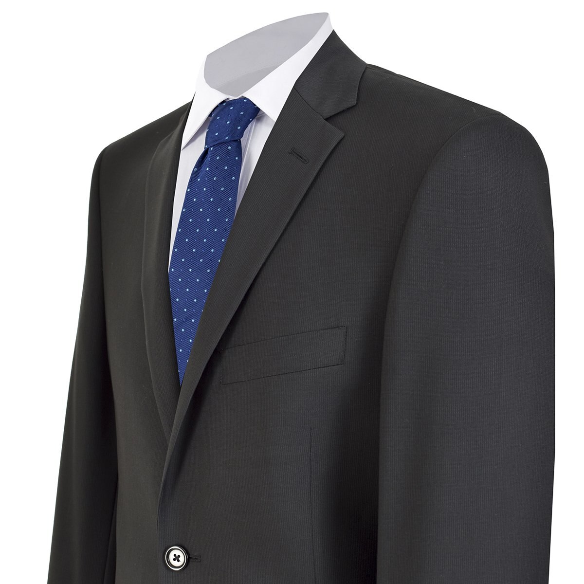 Traje Negro con Detalle en Manga Carlo Corinto Slim Fit