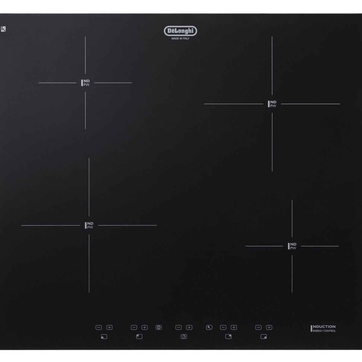 Parrilla Vitroceramica de Inducción 60 Cms Delonghi