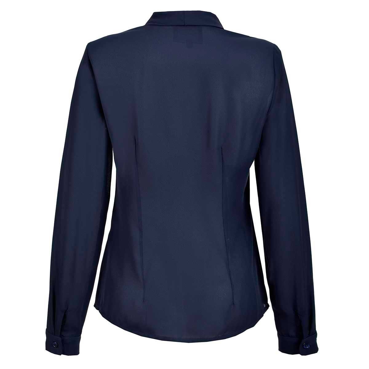 Blusa Shifon con Corbatin Manga Larga Michel Paulini