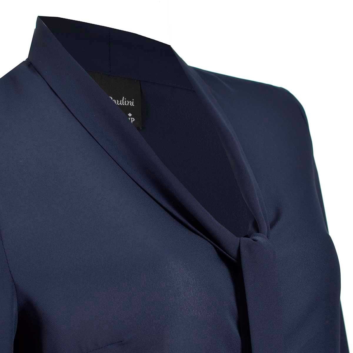 Blusa Shifon con Corbatin Manga Larga Michel Paulini