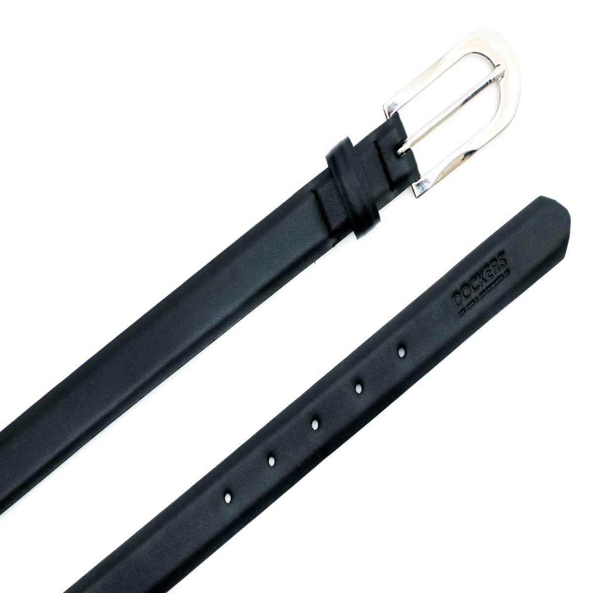 Cinturón Negro de Cuero una Vista Dockers para Dama