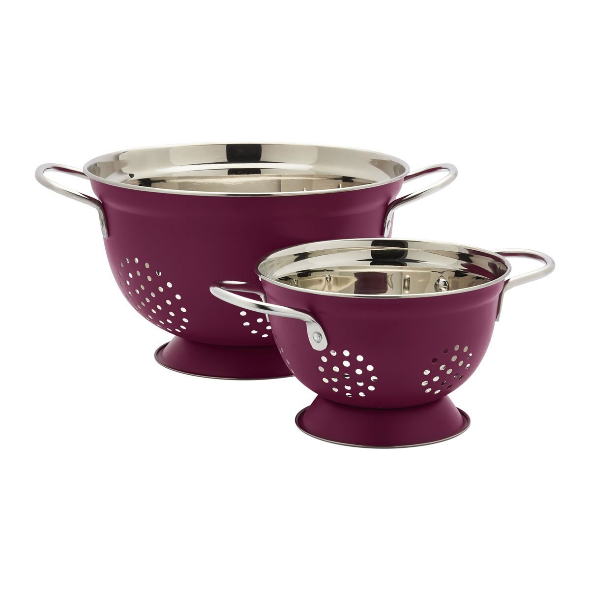 Set 2 Coladores Rosa Ttuq2196 Tabletops