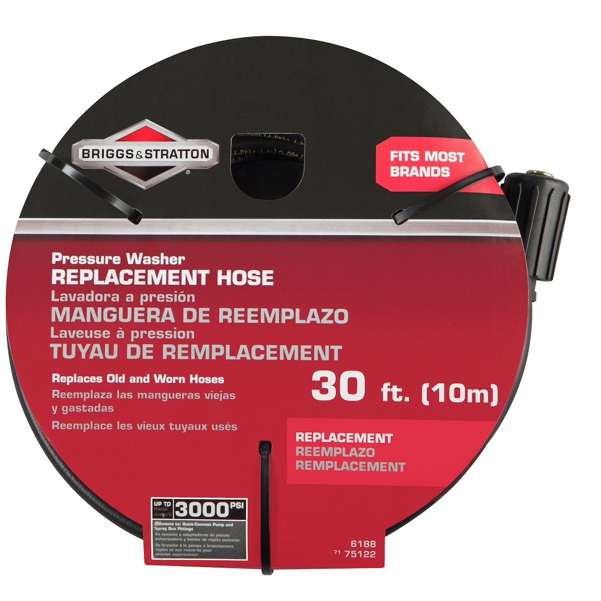 Manguera para Hidrolavadora Max 3000 Psi de 2.78Mts Briggs & Stratton