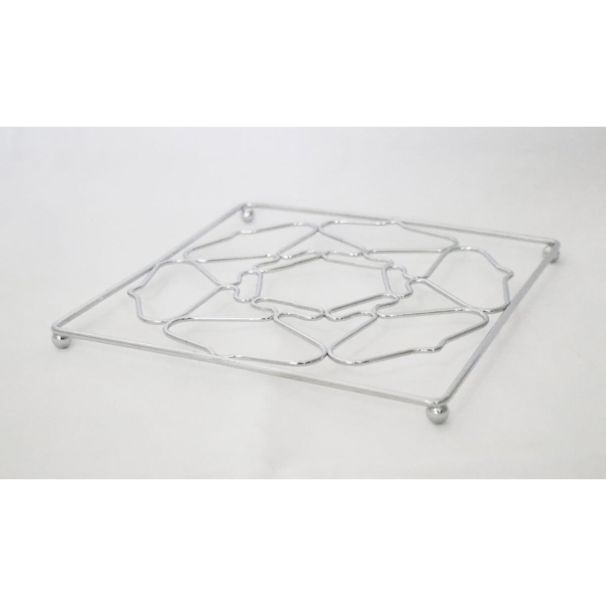 Home Nature Porta Caliente de Metal Plata