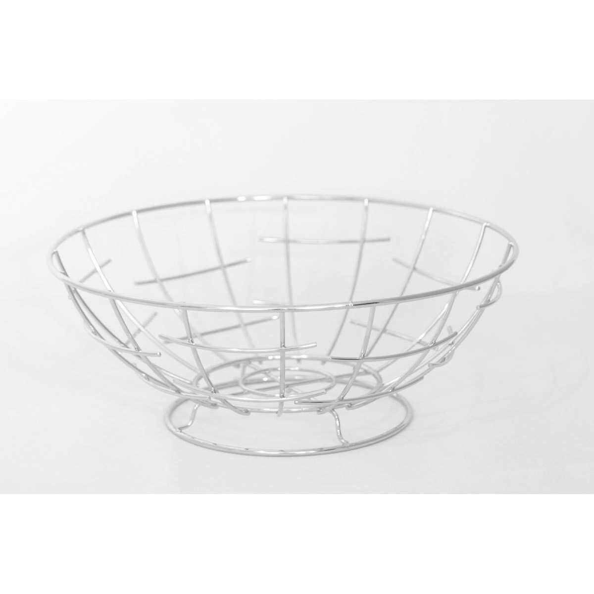 Home Nature Cesto de Metal Plata