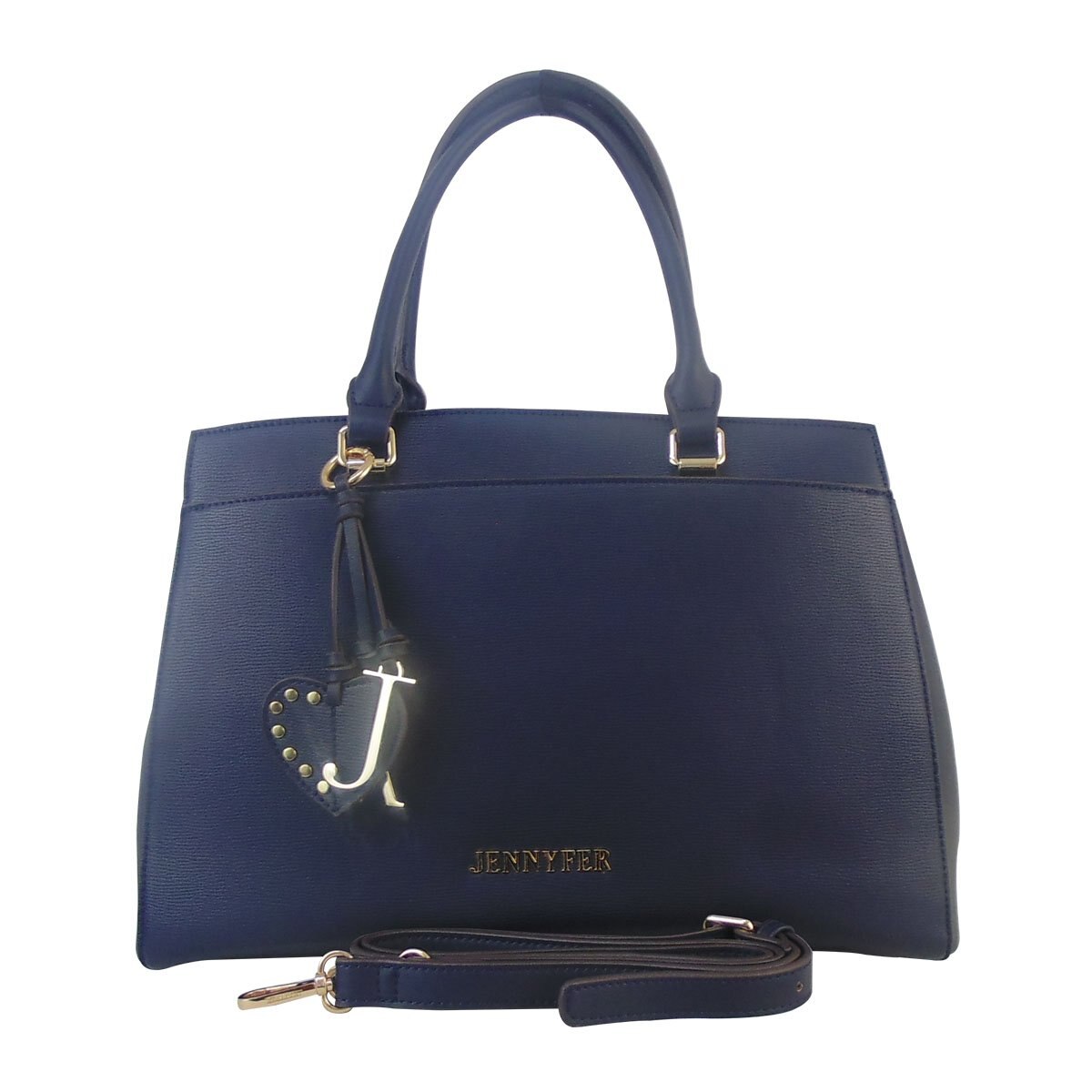 Bolso de Color Azul Marino con Dos Asas Jennyfer
