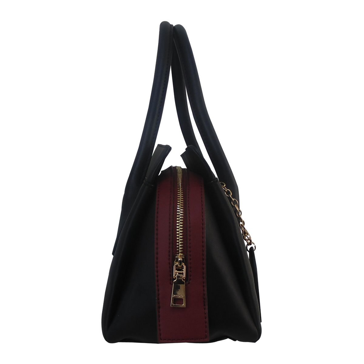 Bolso de Color Negro con Dos Asas Jennyfer