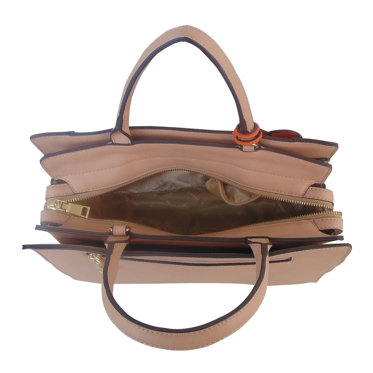 Bolso con Detalles Color Naranja Jennyfer