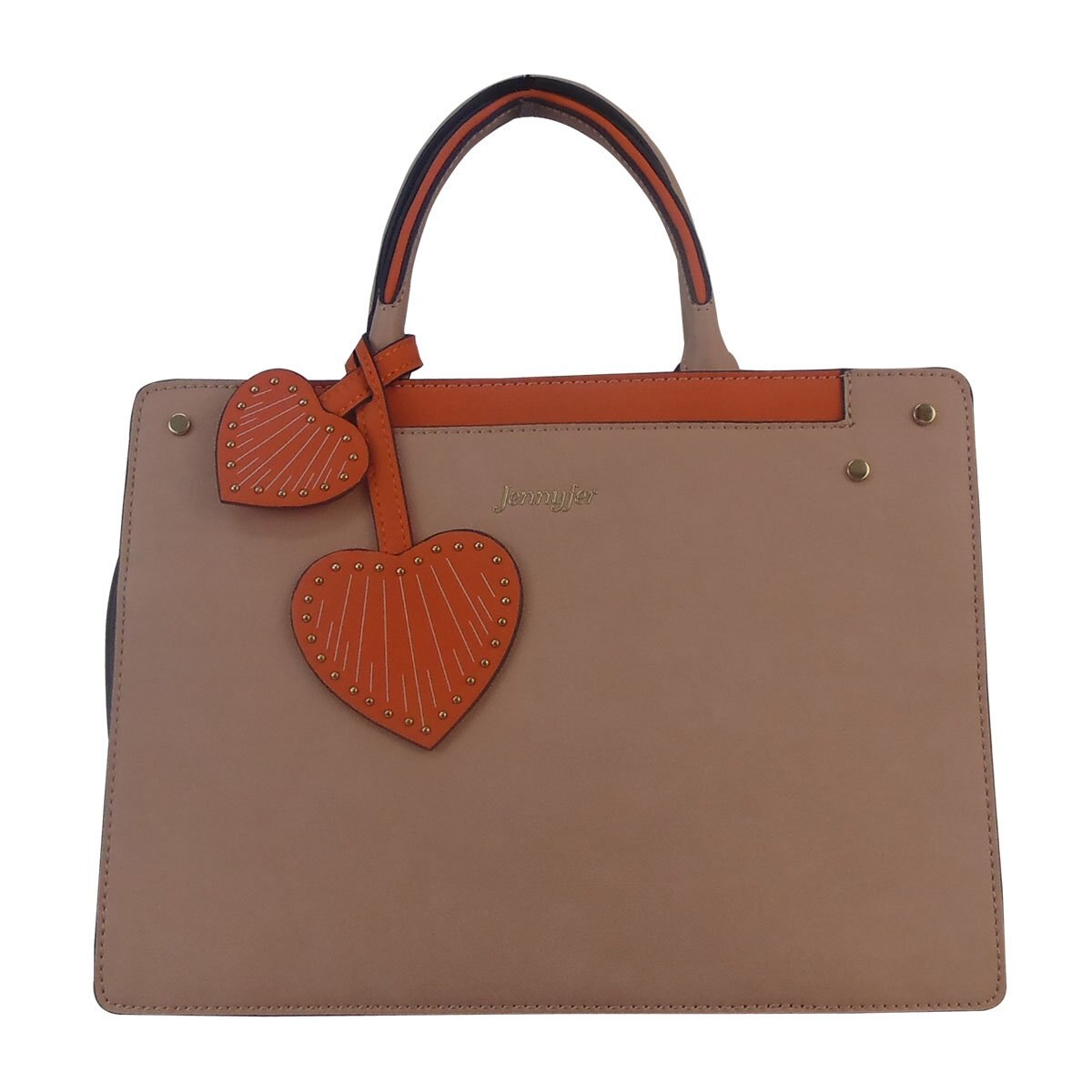 Bolso con Detalles Color Naranja Jennyfer