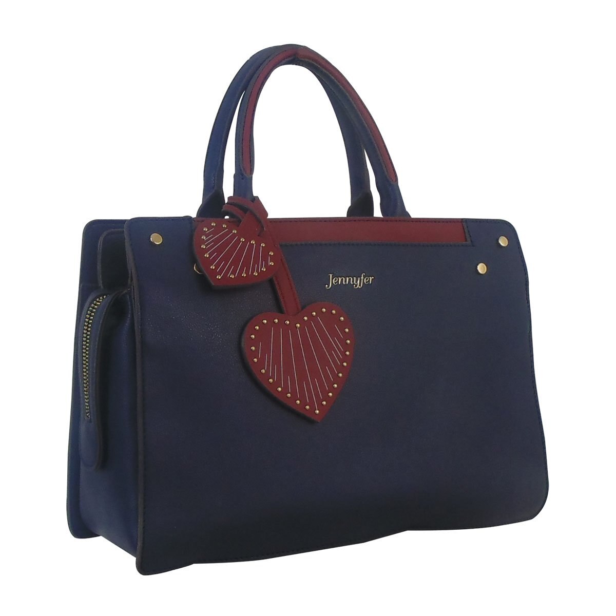 Bolso con Detalles Color Vino Jennyfer