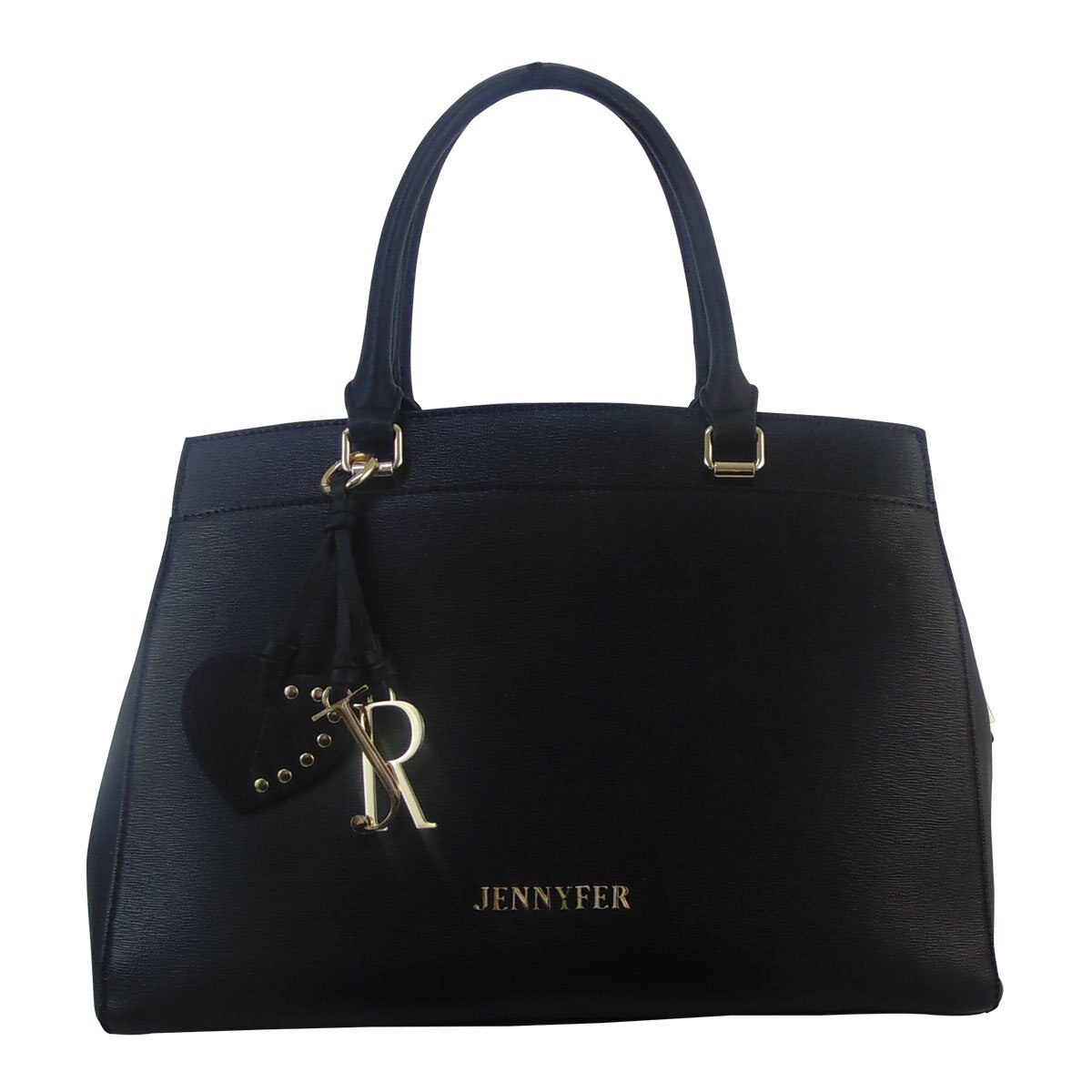 Bolso de Color Negro con Llavero Jennyfer
