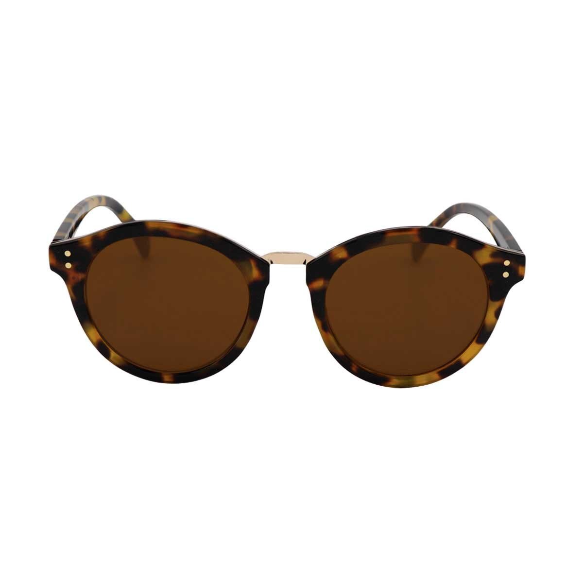 Lentes Rnd Dorado/mlk Carey Micas Cafés Emanuel Ungaro