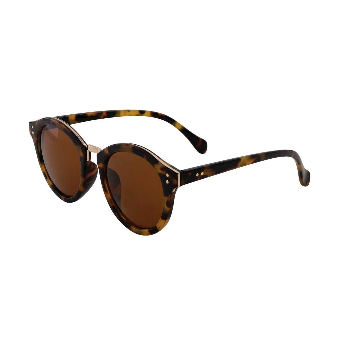 Lentes Rnd Dorado/mlk Carey Micas Cafés Emanuel Ungaro