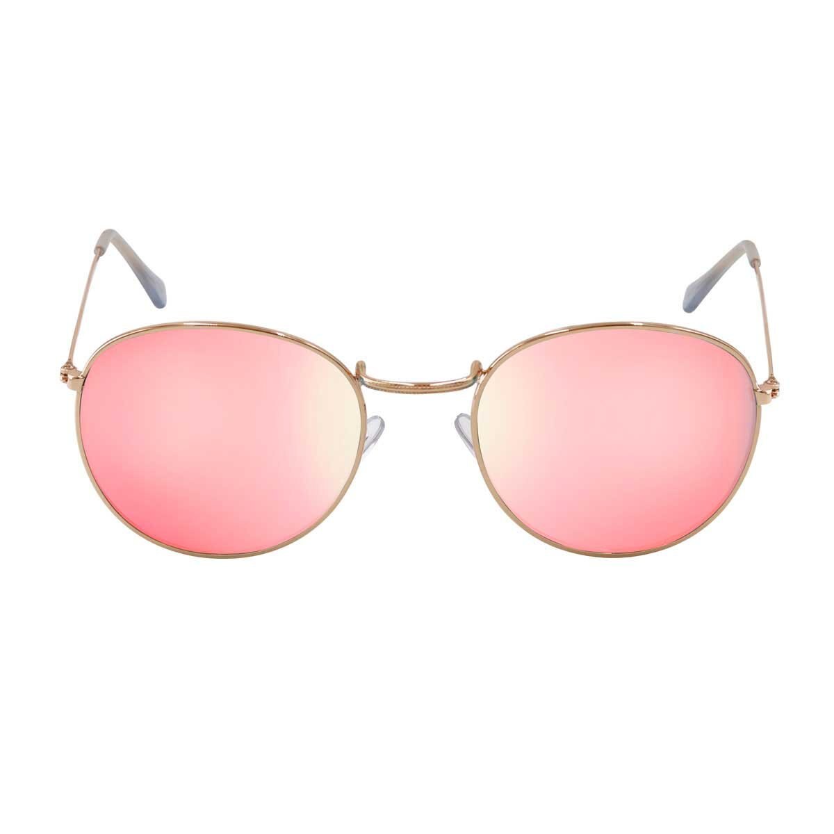 Lentes Rnd Mtl Dorado Micas Flash Rosa Mossimo