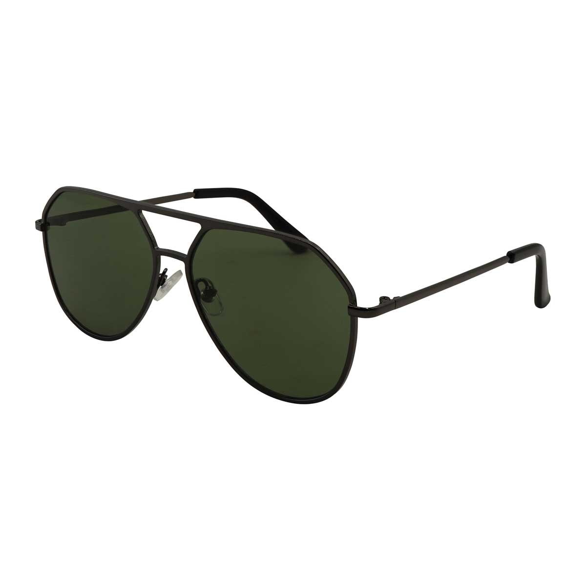 Lentes Aviador Mtl Gris Micas Verdes Emanuel Ungaro