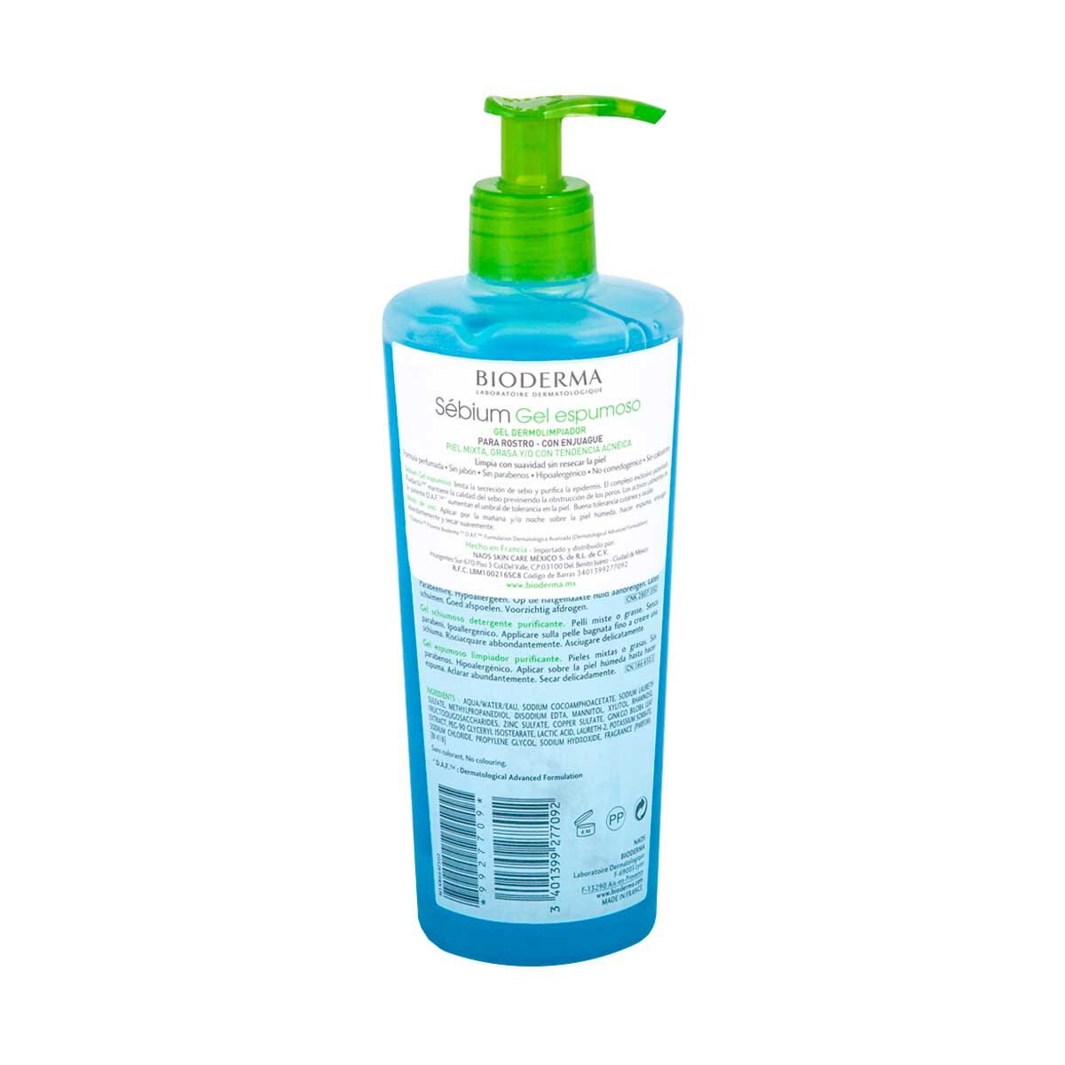 Sébium Gel 500 Ml Pump Bioderma