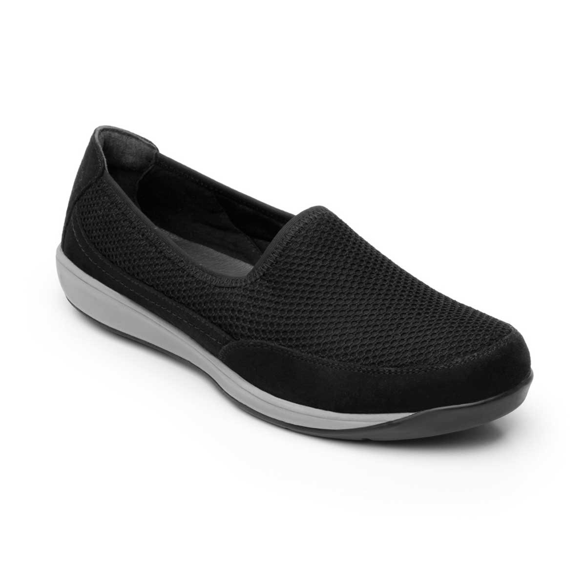 Slip On Textil Negro Flexi
