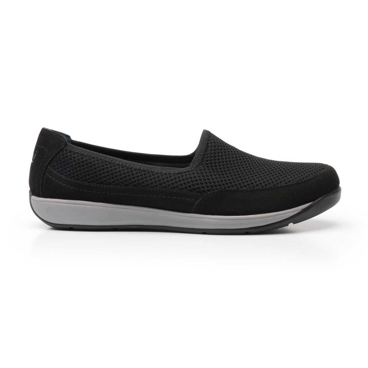 Slip On Textil Negro Flexi