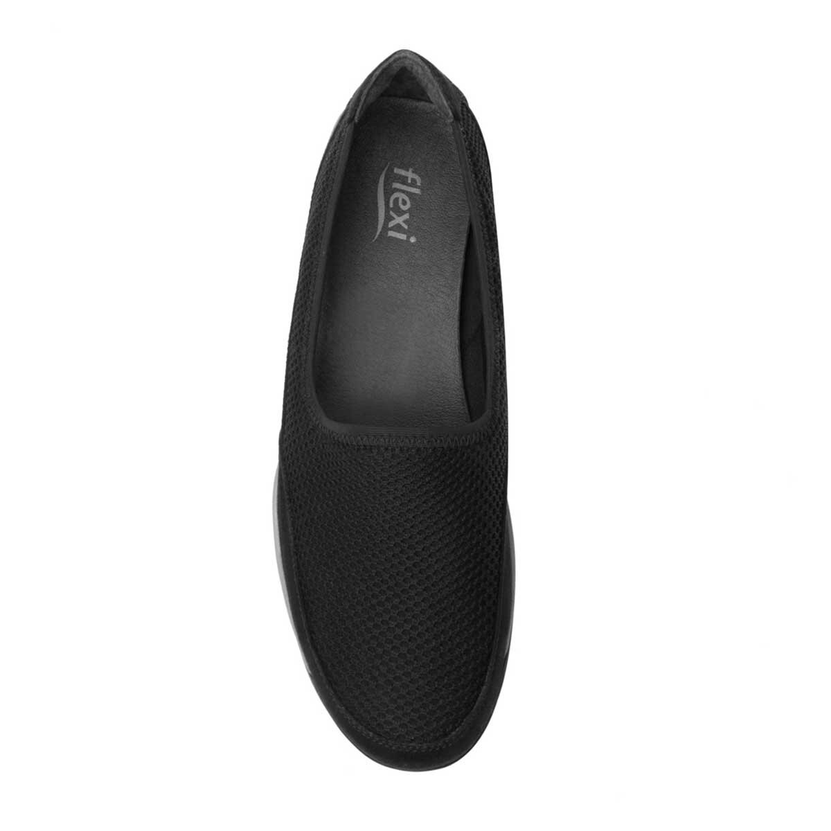 Slip On Textil Negro Flexi