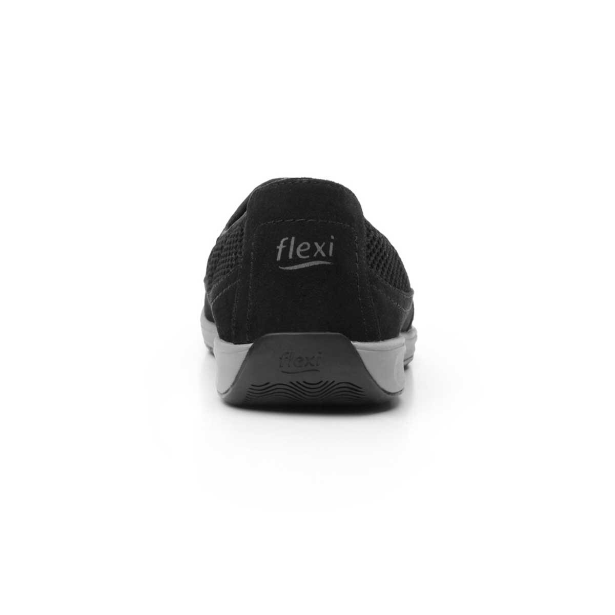 Slip On Textil Negro Flexi