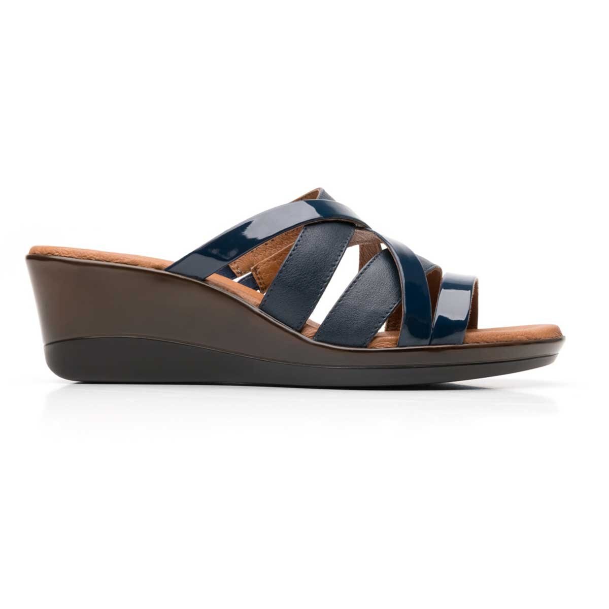 Sandalia Azul Multitira Flexi