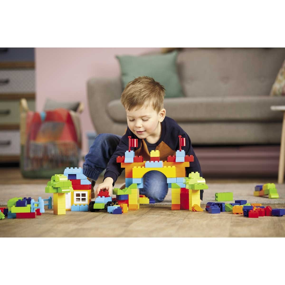 Mega Blocks Caja de Contrucción Mini 180 Piezas Mattel