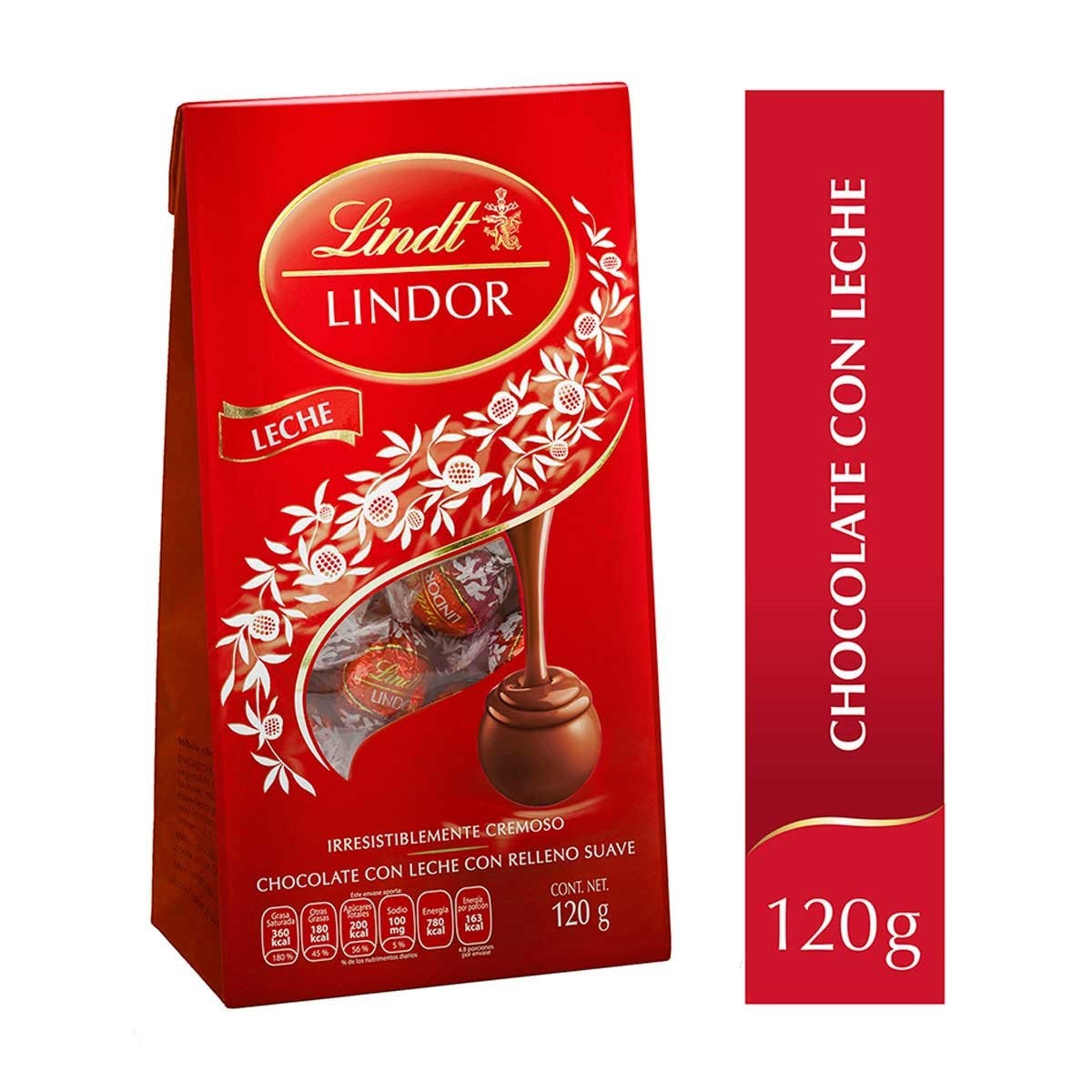 Bolsa de chocolates lindor leche 120g lindt Sears