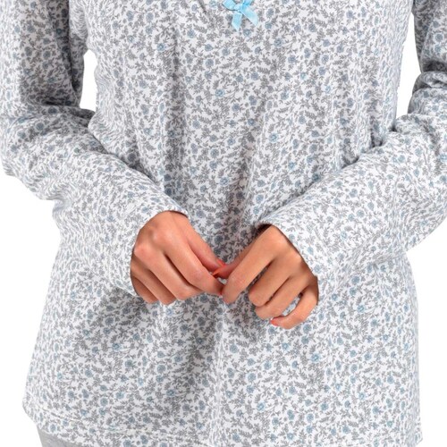 Pijama para Dama Interlock Playera Estampada Life Styler