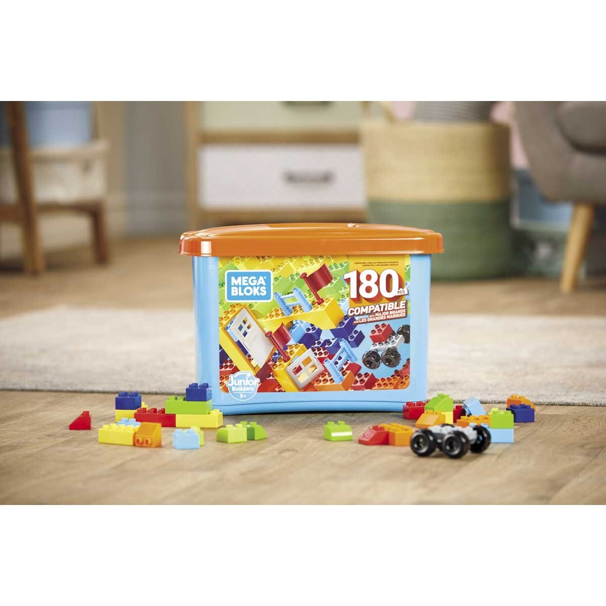 Mega Blocks Caja de Contrucción Mini 180 Piezas Mattel