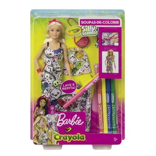 Barbie Crayola Colorea Tu Estilo Mattel