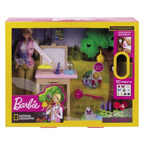 Barbie Nat Geo Cuidadora de Mariposas Mattel